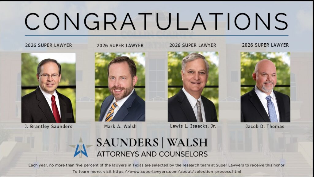 Saunders | Walsh attorneys are Super Lawyers